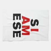 IK BEN SIAMESE THEEDOEK (Horizontaal)