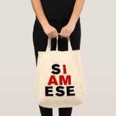 IK BEN SIAMESE TOTE BAG (Voorkant (product))