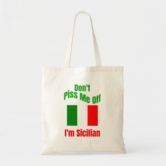 Ik ben Siciliaans Tote Bag (Voorkant)