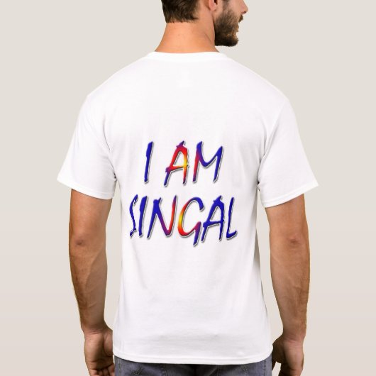 IK BEN SIGAL T-SHIRT (Achterkant)