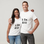 Ik ben Sikh (het Oude manuscript) T-shirt (Unisex)