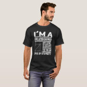 Ik ben simulatietechnicus... m'n Sarcasm is D. T-shirt (Voorkant volledig)