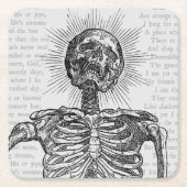 +[ IK BEN SKELET! ]+ KARTONNEN ONDERZETTERS (Voorkant)