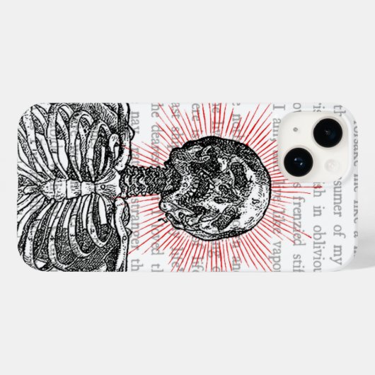 Ik ben Skeleton Case-Mate iPhone Case (Achterkant (horizontaal))