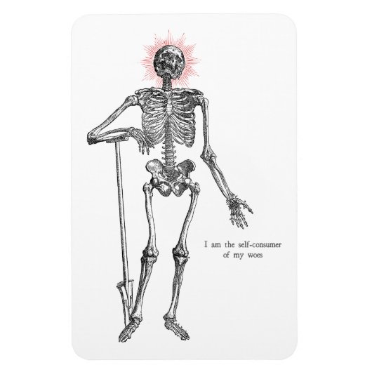 Ik ben Skeleton. Magneet (Verticaal)