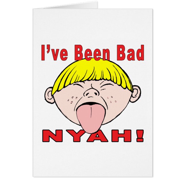 Ik ben slecht geweest. (Voorkant)