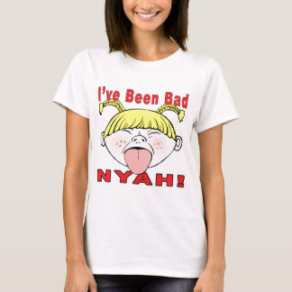 Ik ben slecht geweest (meisje) t-shirt