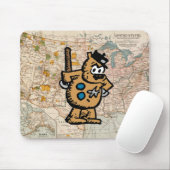 "Ik ben slecht, ik ben nationaal" Mousepad Muismat (Met muis)