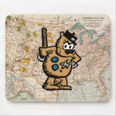 "Ik ben slecht, ik ben nationaal" Mousepad Muismat (Voorkant)