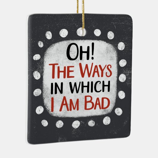 Ik ben slecht Ornament (Rechts)