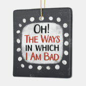 Ik ben slecht Ornament (Links)