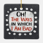 Ik ben slecht Ornament (Achterkant)