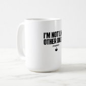 Ik ben slechter koffie  koffiemok (Voorkant links)