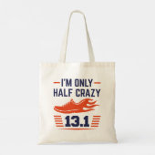 Ik ben slechts half gek tote bag (Achterkant)