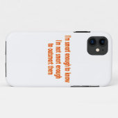 Ik ben slim genoeg... Case-Mate iPhone case (Achterkant (horizontaal))