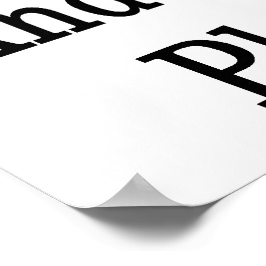 Ik ben slim grappig en een geweldige Plumber Poster (Hoek)