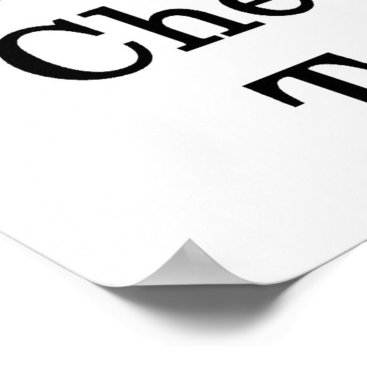 Ik ben slim grappig en een geweldige scheikundige  poster (Hoek)