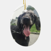 Ik ben slimmer dan je eersteklas foto keramisch ornament (Achterkant)