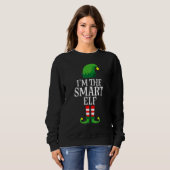 Ik ben Sm Elf Kerstapparel Brainy Elf Matchi Trui (Voorkant volledig)