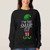 Ik ben Sm Elf Kerstapparel Brainy Elf Matchi Trui (Voorkant)