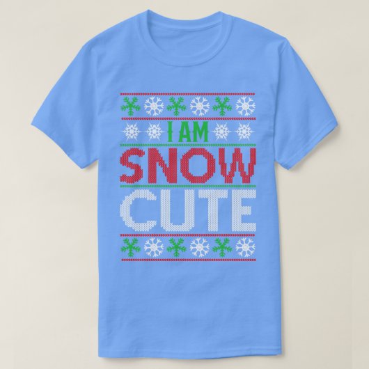 Ik ben sneeuw schattig t-shirt (Design voorkant)