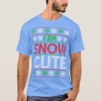 Ik ben sneeuw schattig t-shirt