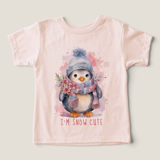 Ik ben Sneeuw Schattige Waterverf Wintervakantie P (Design voorkant)