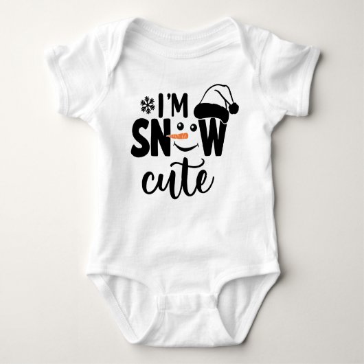 Ik ben Snow Cute Romper (Voorkant)