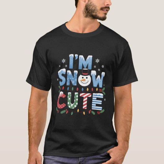 Ik ben Snow Cute T-shirt (Voorkant)