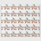 Ik ben Snow Man Cute Cadeaupapier (Vlak)