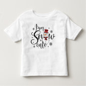 Ik ben Snowman Holiday, Sneeuwse Snowman Kinder Shirts (Voorkant)
