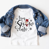 Ik ben Snowman Holiday, Sneeuwse Snowman Kinder Shirts