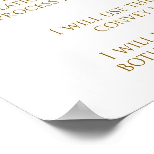 Ik ben sociaal werker, dit zijn mijn handen-Poster Poster (Hoek)