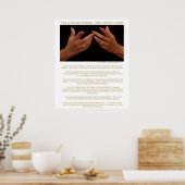 Ik ben sociaal werker, dit zijn mijn handen-Poster Poster (Keuken)