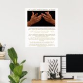 Ik ben sociaal werker, dit zijn mijn handen-Poster Poster (Thuiskantoor)