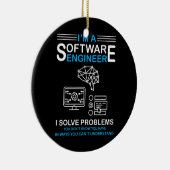 Ik ben software engineer software ontwikkelaar keramisch ornament (Rechts)