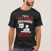 Ik ben softwareontwikkelaar van software engineer t-shirt (Voorkant)