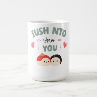 Ik ben soja in jou 🍣 | Schattigee Kawaii Sushi Lo Koffiemok