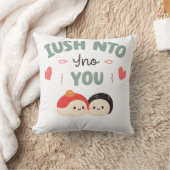 Ik ben soja in jou 🍣 | Schattigee Kawaii Sushi Lo Kussen (Deken)