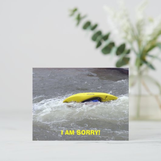 IK BEN SORRY! BRIEFKAART (Staand voorkant)