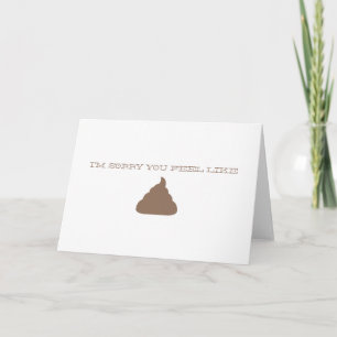 IK BEN SORRY FUNNY CARD KAART