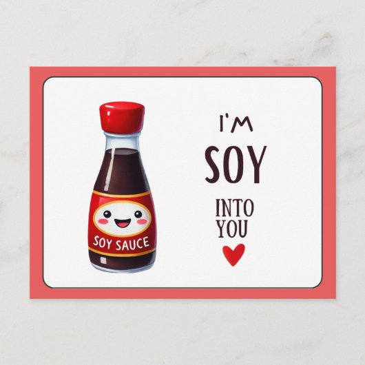 Ik ben Soy in jou Briefkaart (Voorkant)