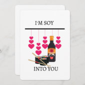 ik ben soy voor je feestdagenkaart (Voorkant / Achterkant)