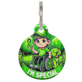 🌟 Ik ben speciaal – Cerebral Palsy Awareness Desi Huisdierpenning