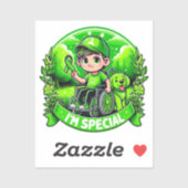 🌟 Ik ben speciaal – Cerebral Palsy Awareness Desi Sticker (Vel)
