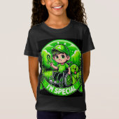 🌟 Ik ben speciaal – Cerebral Palsy Awareness Desi T-shirt (Voorkant)