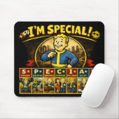 Ik ben Speciaal | Fallout Geïnspireerde Stats Muis Muismat (Met muis)