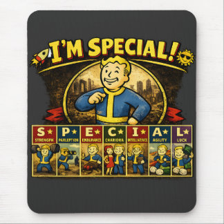 Ik ben speciaal | Fallout Geïnspireerde Stats Muis Muismat