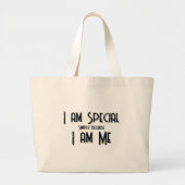Ik ben speciaal, ik ben Canvas tas (Voorkant)