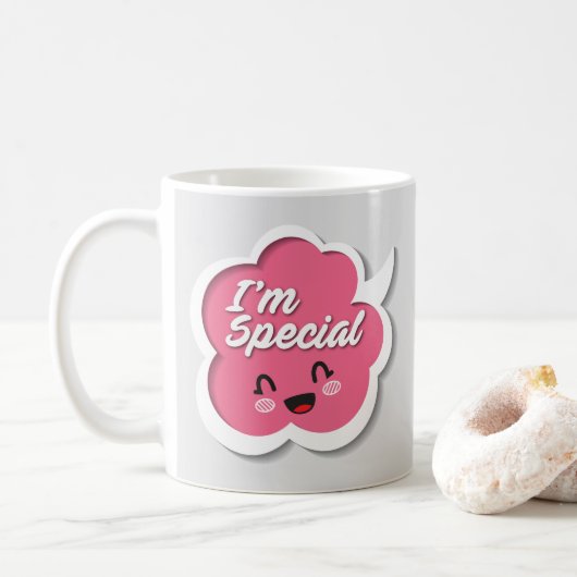 Ik ben speciaal koffiemok (Met donut)